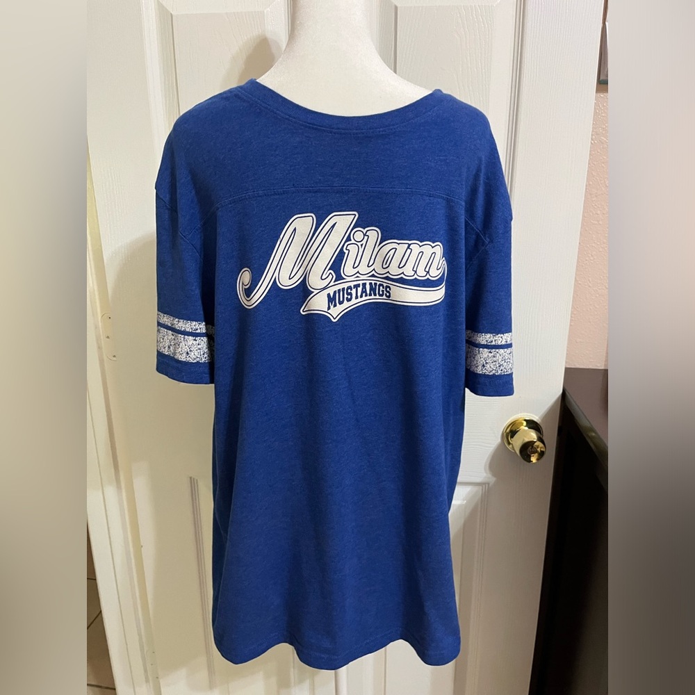 (1) Distric Milan blue Men's short sleeve T-shirt